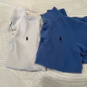Polo by Ralph Lauren Kids' Classic White and Blue Polos